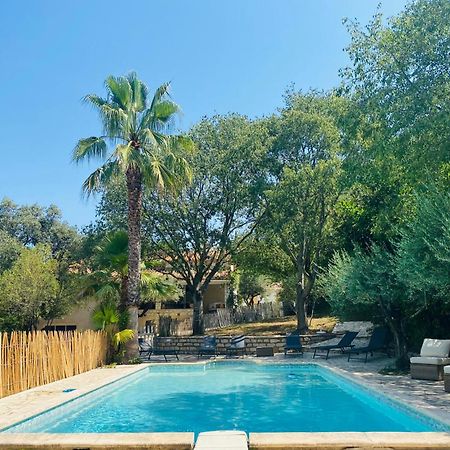 Magnifique Villa Typique Du Sud Avec Piscine Privee Et Jardin Mediterraneen Saint-Vincent-de-Barbeyrargues Exterior foto